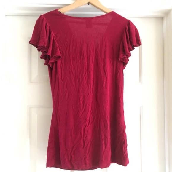 Wrapper Blouse Red - Picture 3 of 5